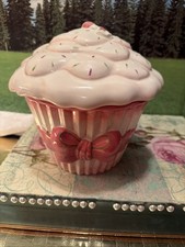 11 Inches Tall Cupcake Ceramic