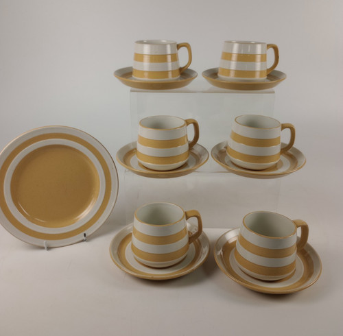Vintage green cornishware - vintage, t