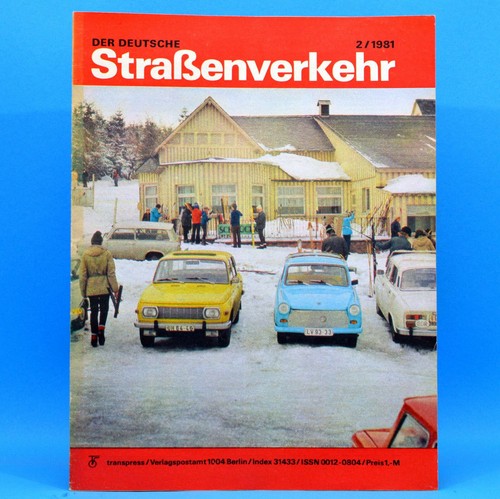 German road traffic 1981 - traffic, 2/1981