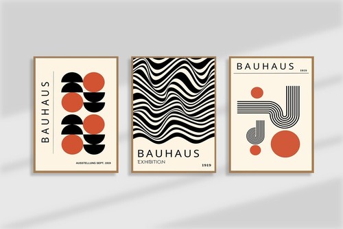 Bauhaus set unframed - bauhaus, 3
