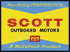 Scott Outboard Motors 9" x 12"