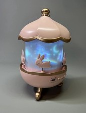 Musical Unicorn Carousel Cordless White Noise Baby Night Light Lamp + 15 Films