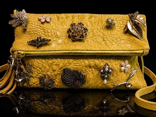 Italian leather crossbody bag - italian,