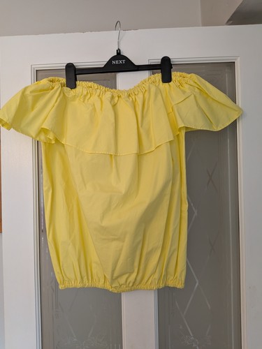 Bright yellow bardot odd - bright,