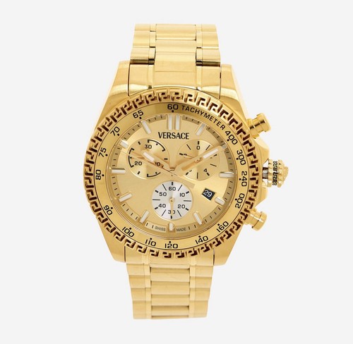 Versace gold tone stainless - versace,