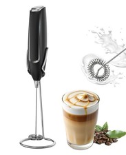 Electric Milk Frother Handheld Battery-Powered Mini Whisk Drink Mixer