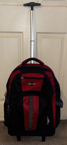 Wheeled backpack in red - wheeled,