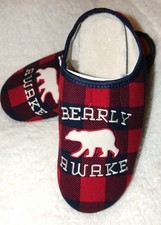 M&S MENS CHECKED 'BEARLY AWAKE