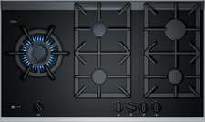 Neff 90cm T29TS79N0/01 - Gas Hob Premium 5-Burner Ceramic Glass Hob