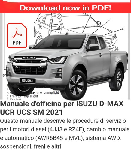 Workshop manual for - for, isuzu