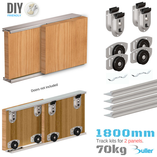 Sliding door track system - sliding,