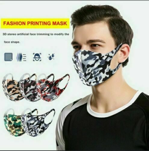 Cotton face mask protective - 5x,