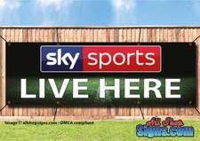 SKY SPORTS  LIVE  HERE BANNER