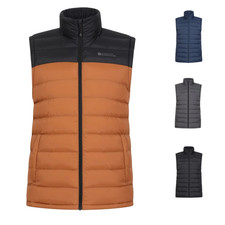Mountain Warehouse Seasons Men's Padded Gilet Water Resistant Walking Vest Coat
