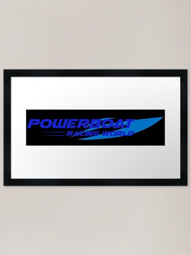 Powerboat racing world blue - powerboat,