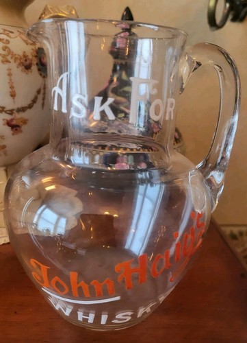 John haig whisky glass - jug, .