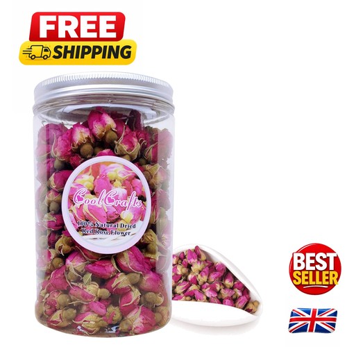 100g dried edible pink rose - dried,