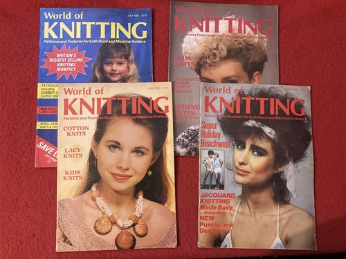 World knitting rare vintage - knitting,