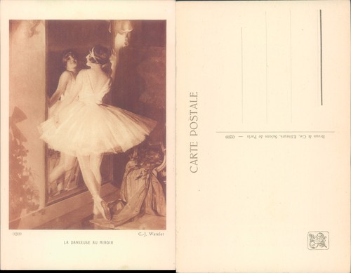 Ballet dancer mirror - mirror, braun