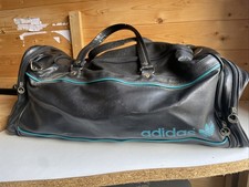 Vintage Adidas Black Leather