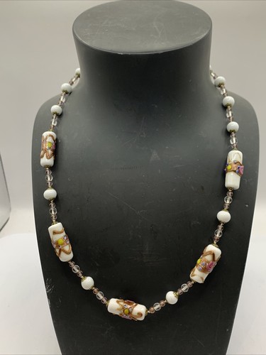 Vintage venetian murano white - venetian,