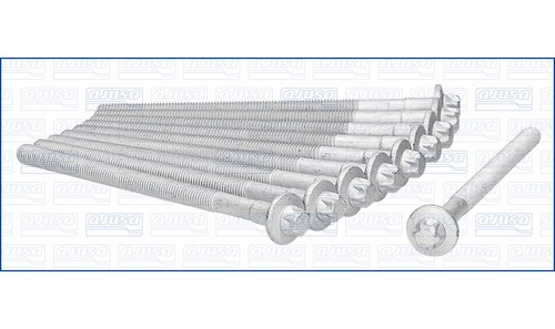 Cylinder head bolt set - head,