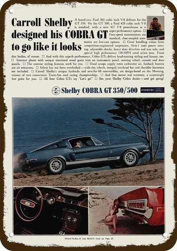 1968 shelby cobra gt500 - shelby,
