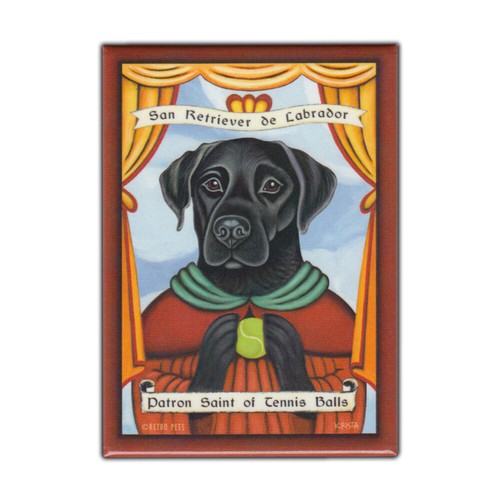 Retro pets magnet patron - pets, magnet,