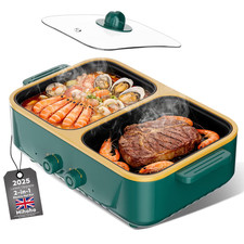 Electric Grill with Hot Pot
