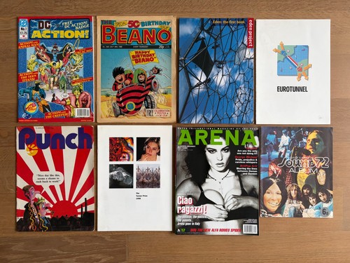 Vintage magazines comics - vintage,