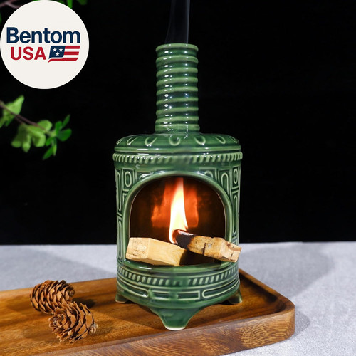Handmade ceramic palo santo - ceramic,