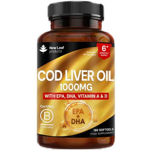 Cod liver oil capsules - liver, 1000mg