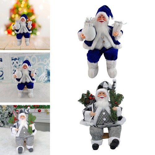 Santa claus sitting doll - sitting,