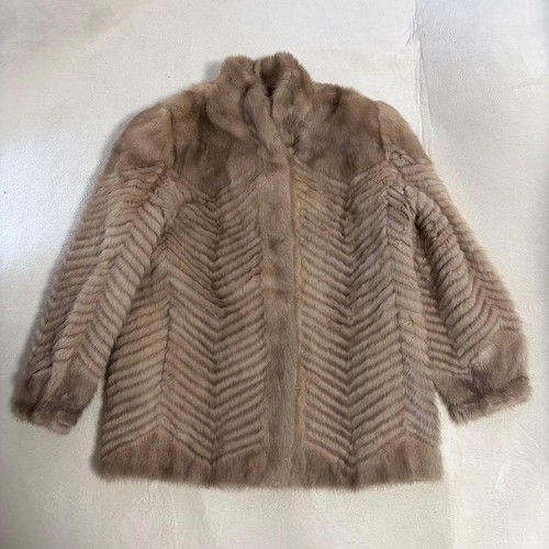 Real mink fur coat - real, brown