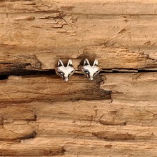 Mini Fox Head Earrings