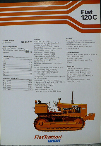 1978 fiat model 120c - fiat, tractor