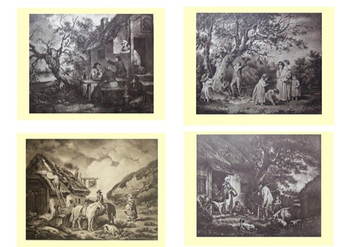 George morland set prints - of, 4