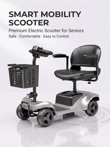 Wheel mobility scooter - 4-wheel,