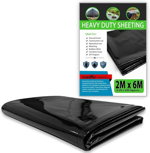 Black plastic sheeting - x,