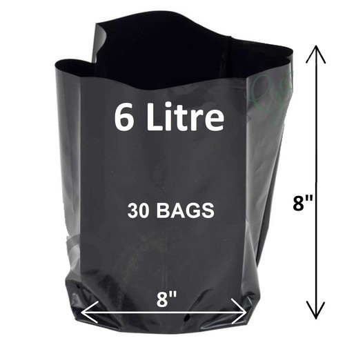 Black reuseable poly grow - black,
