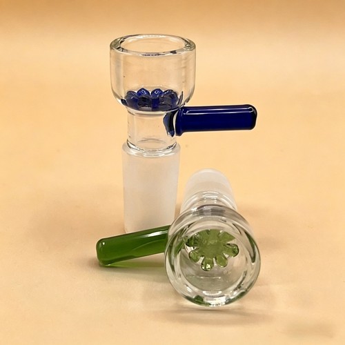 2pcs 14mm male glass funnel - glass,