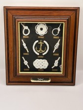 Nautical Sailors Knots, Bends & Hitches Framed Wall Art
