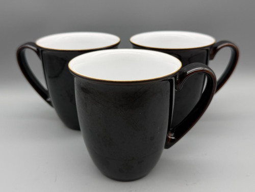 Denby duets merlot brown mugs - merlot,