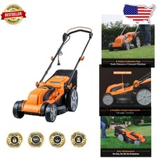 Powerful 16-Inch Electric Lawn