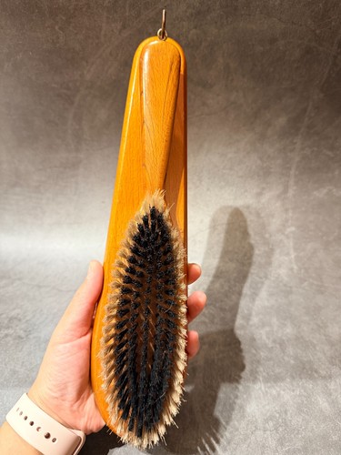 Vintage wooden clothes brush - vintage,