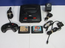 vintage WORKING SEGA MEGADRIVE II 2 CONSOLE VIDEO GAME complete set up SONIC 1 2