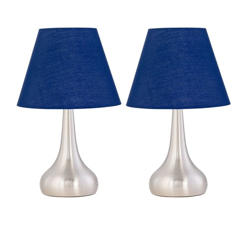 Set brushed chrome touch - of,