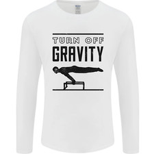 Pommel Horse Gymnastics Turn Off Gravity Gymnast Mens Long Sleeve T-Shirt