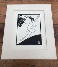 1937 large mounted print by