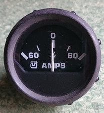 12V Faria Ammeter, Classic
